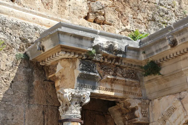 The marble arches of Hadrian’s Gate